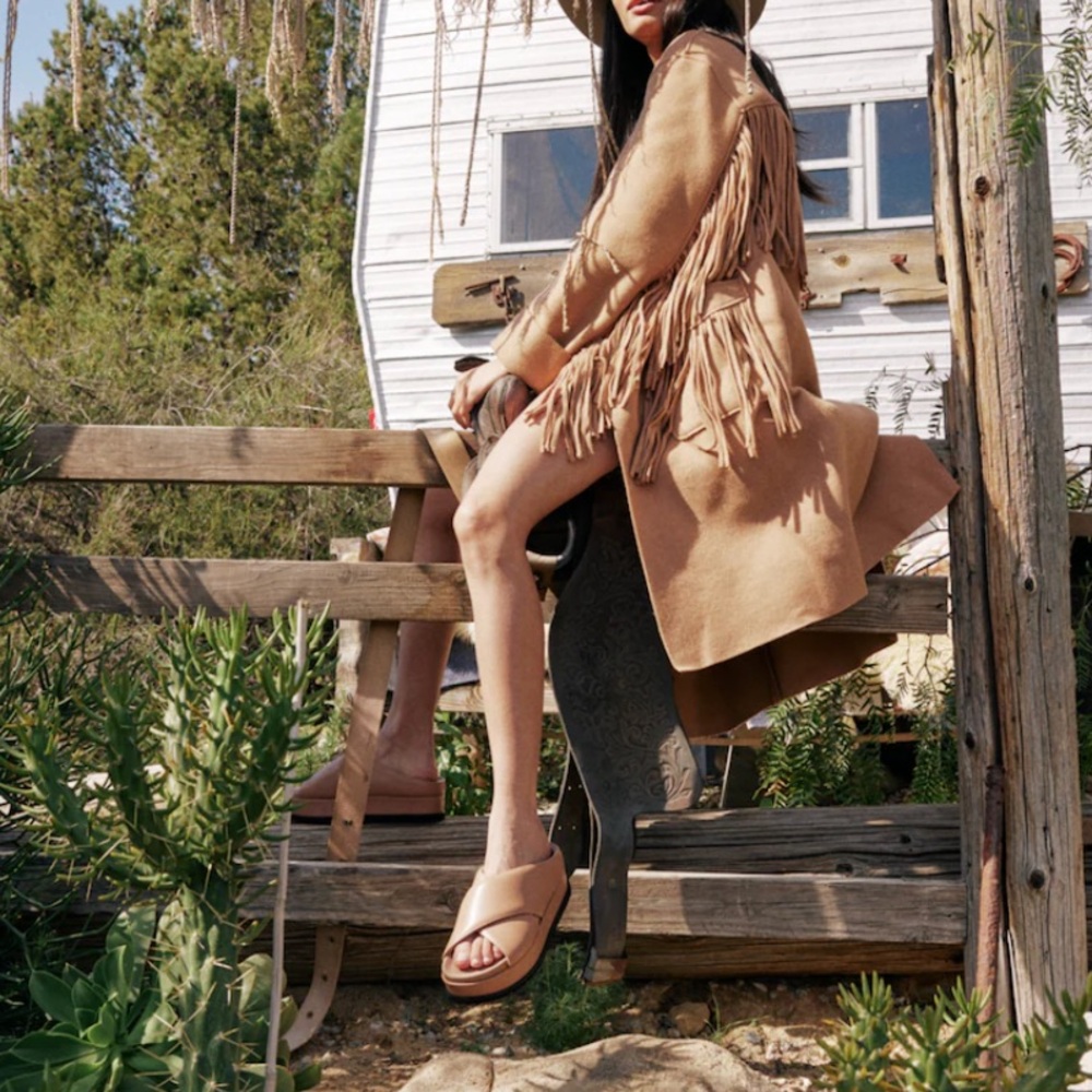 Roam Cross Stack Platform Sandals - image 2